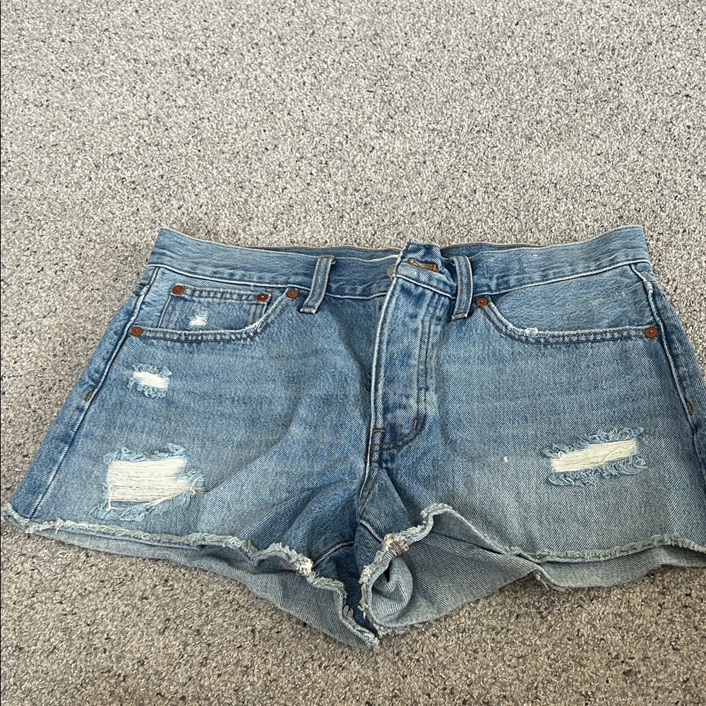 Madewell  Blue Denim Women's Shorts